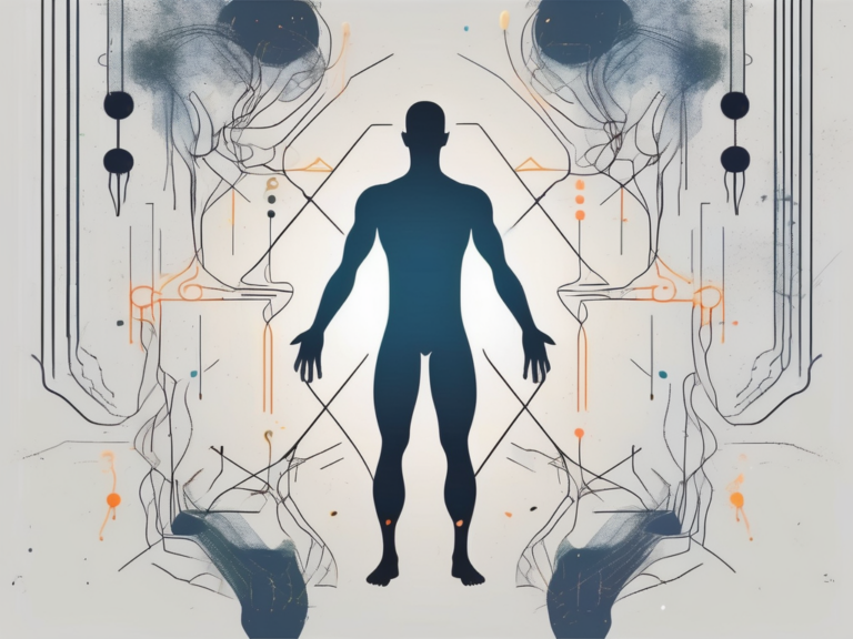 A human silhouette with the phrenic nerve highlighted